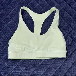 Lululemon Sport Bra Womens 8 Break Free Lemon Lime Run Clear Mint B/C Cup B13